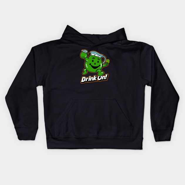 KOOL-AID ST. PATRICK'S DAY Kids Hoodie by ROBZILLA